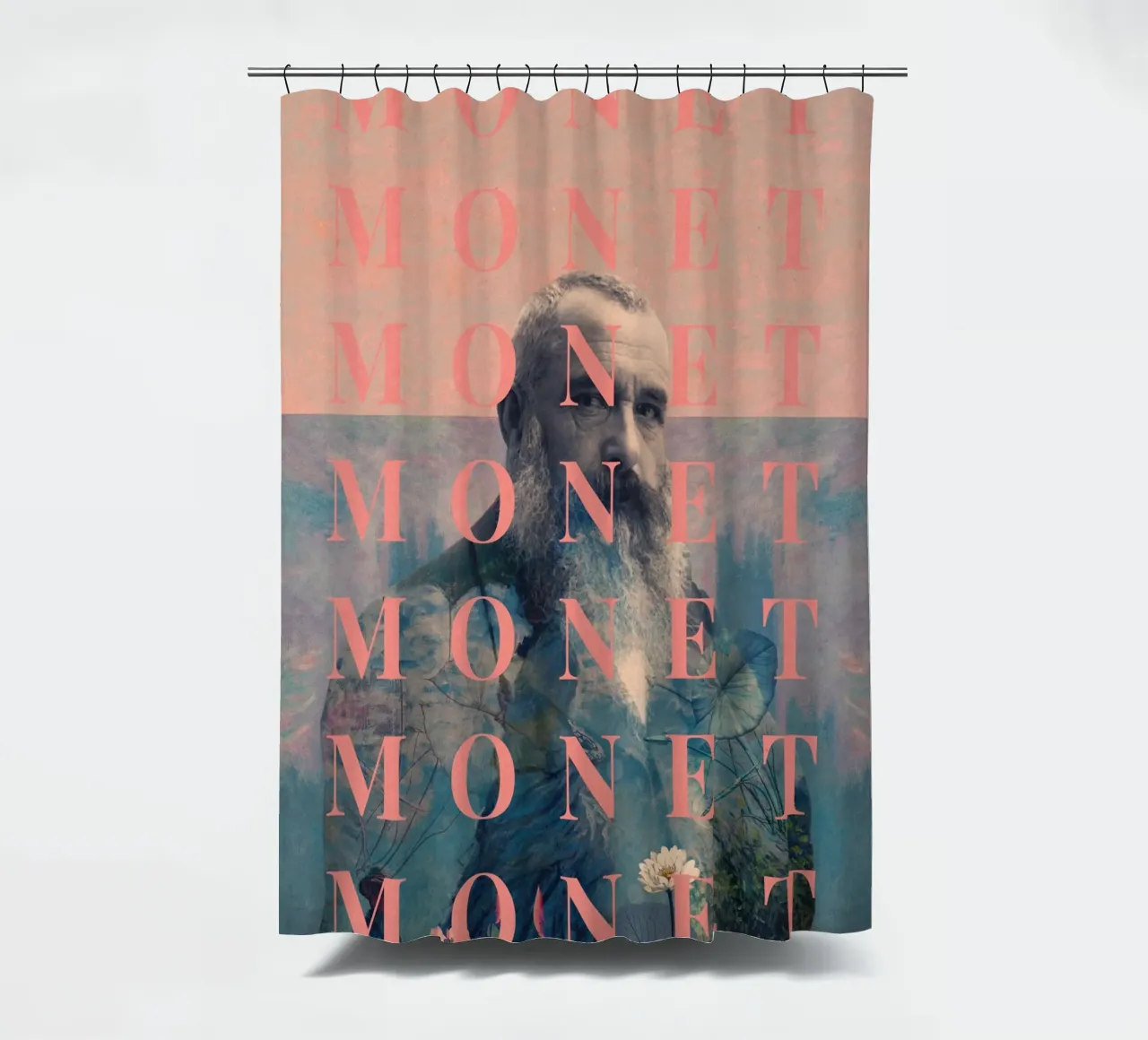 for Claude Monet tenda da doccia da Frank Moth