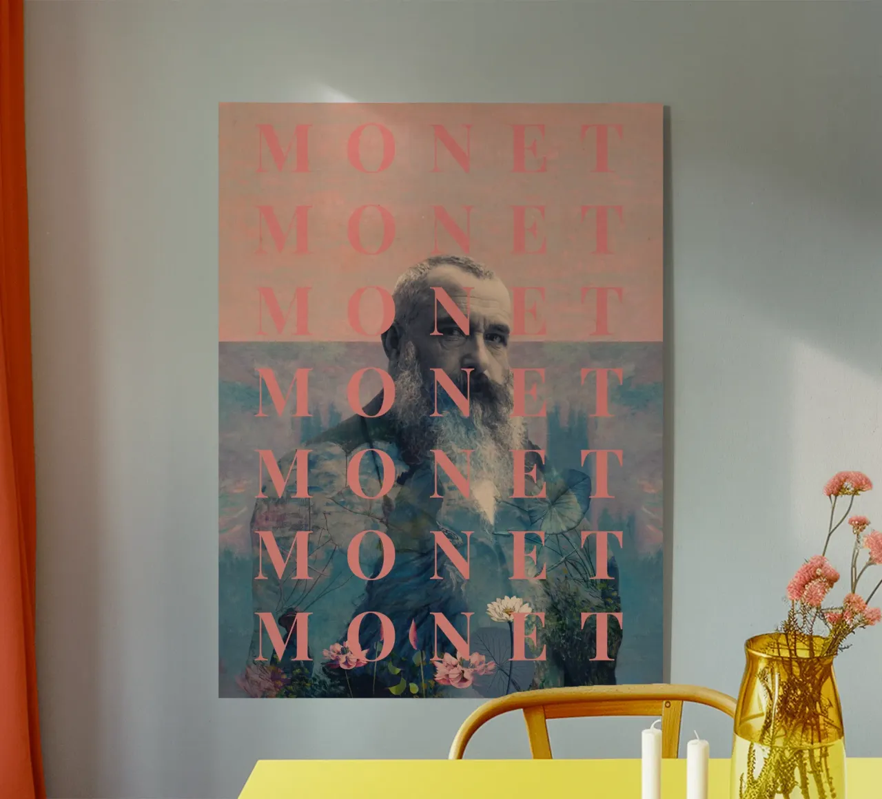 for Claude Monet plexiglass da Frank Moth