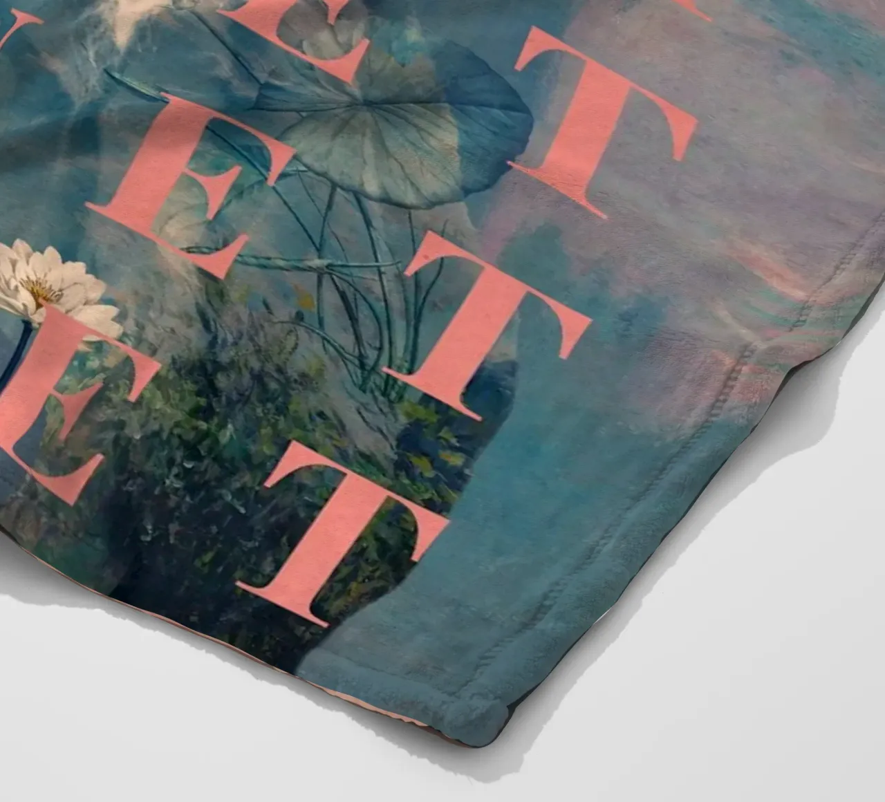 for Claude Monet coperta in pile da Frank Moth