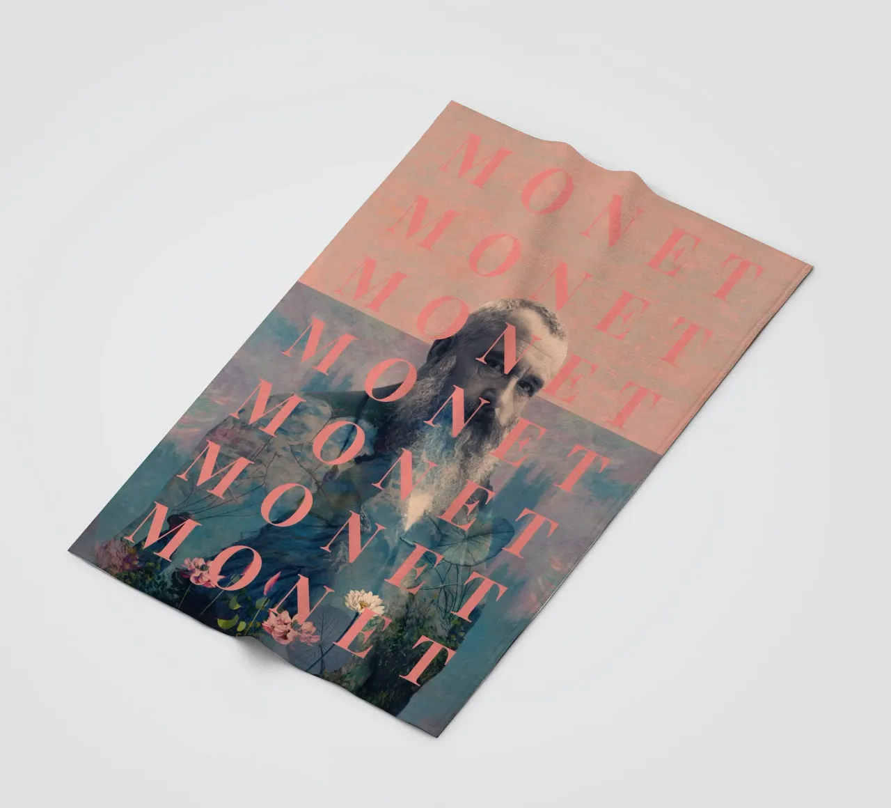 for Claude Monet coperta in pile da Frank Moth