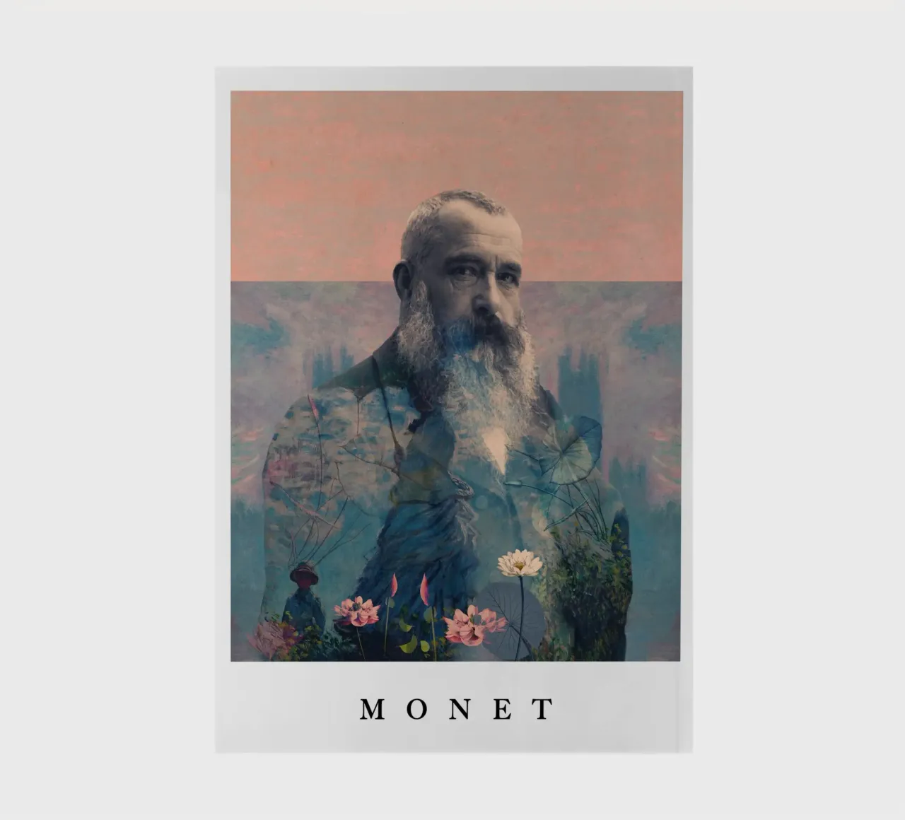 for Claude Monet with border notebook by Frank Moth