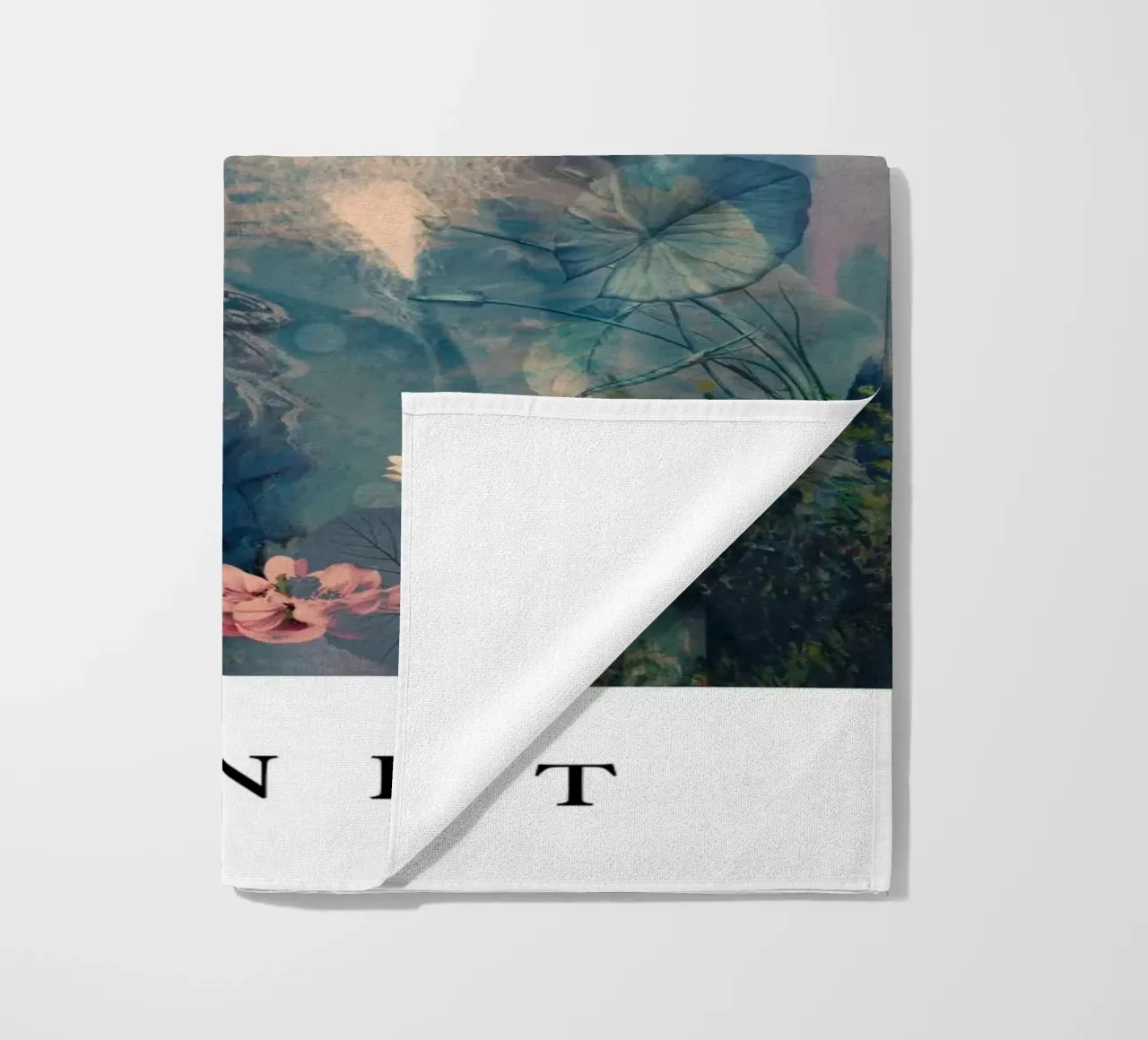 for Claude Monet with border telo mare da Frank Moth