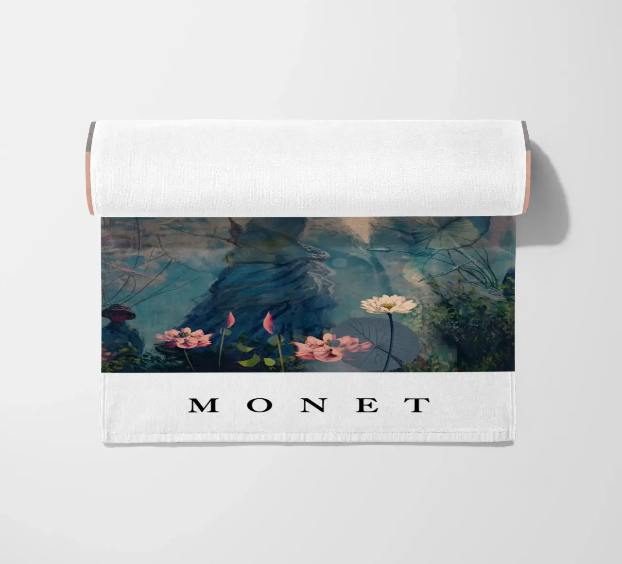 for Claude Monet with border telo mare da Frank Moth