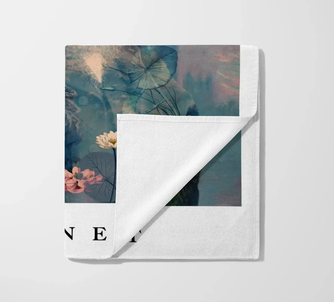 for Claude Monet with border telo mare da Frank Moth