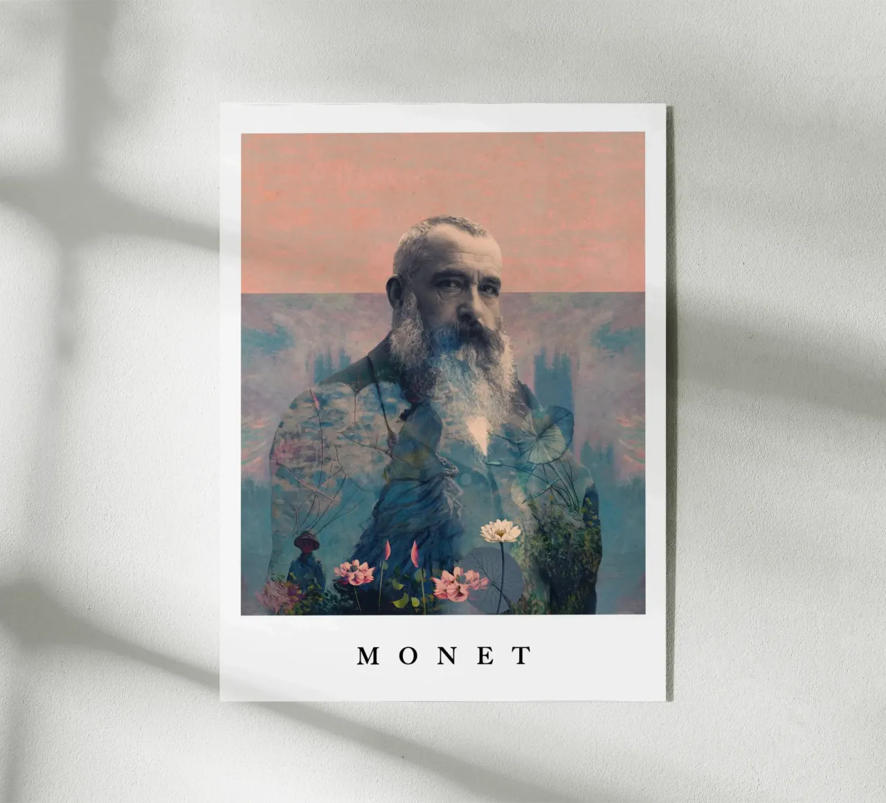 for Claude Monet with border plexiglass da Frank Moth