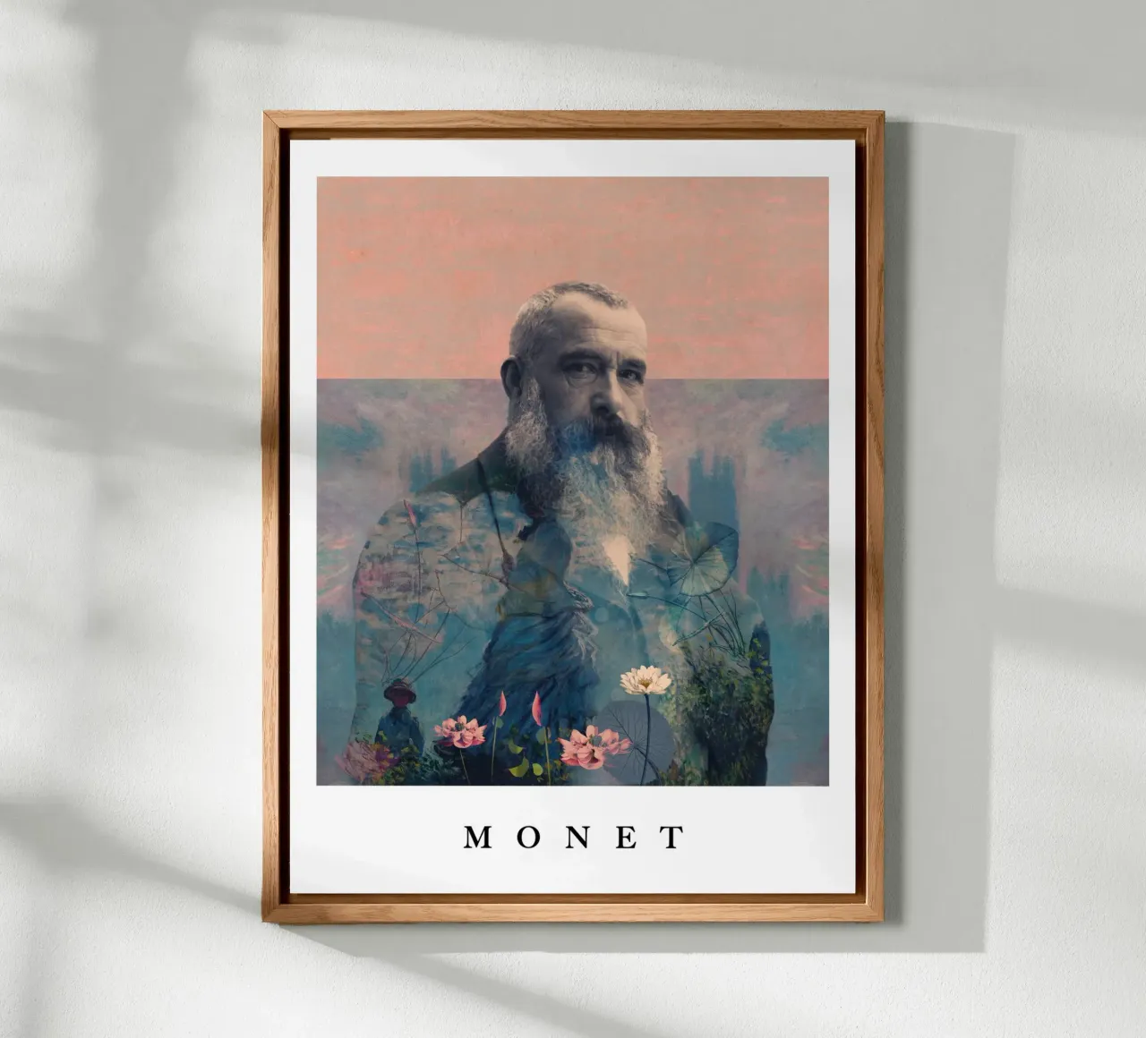 for Claude Monet with border pannello forex da Frank Moth