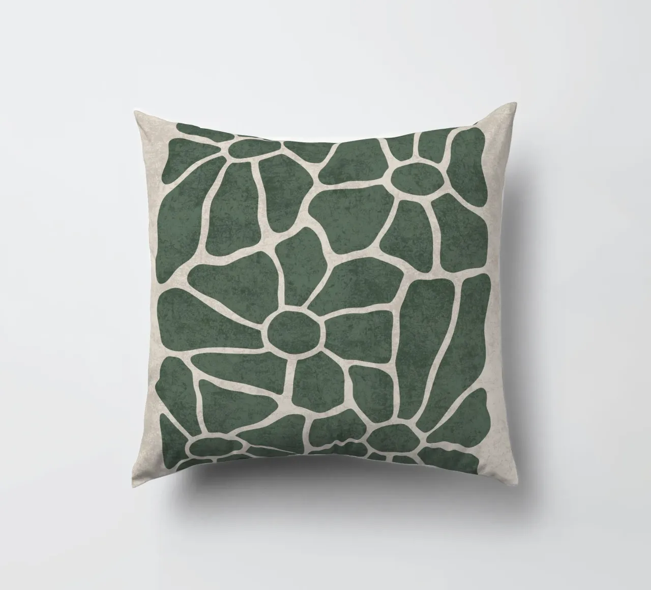 Mosaico floreale cuscino da DesignArt