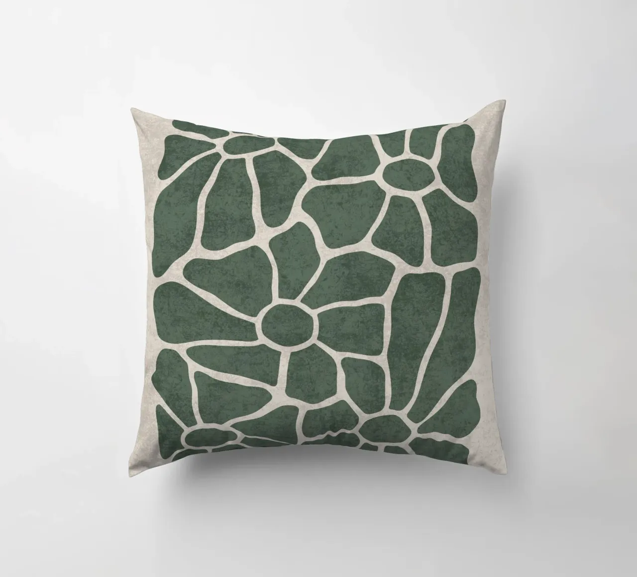 Mosaico floreale cuscino da DesignArt