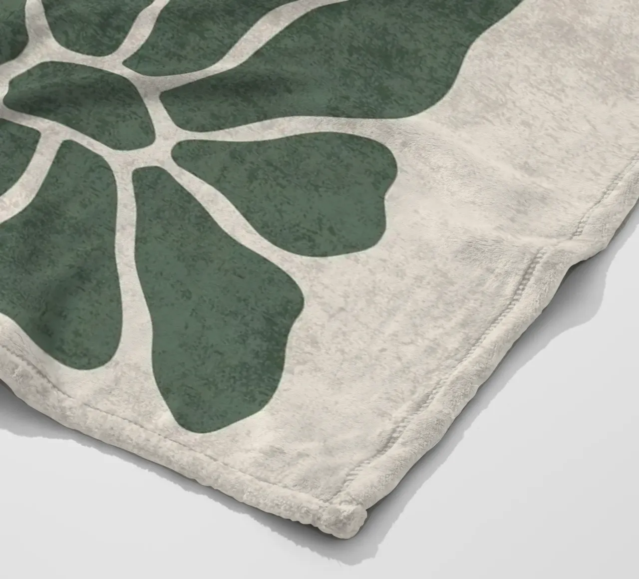 Mosaico floreale coperta in pile da DesignArt