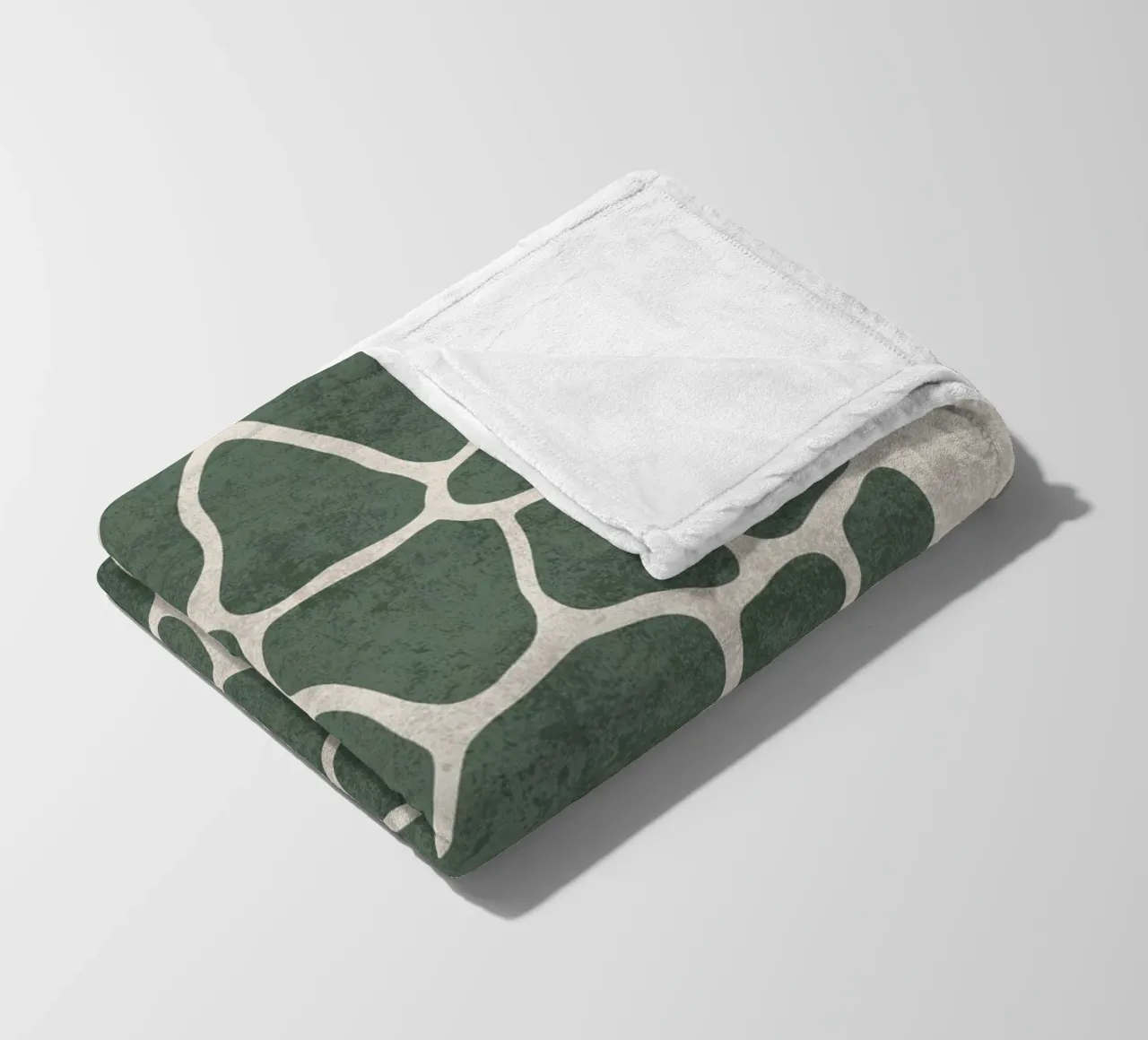 Mosaico floreale coperta in pile da DesignArt