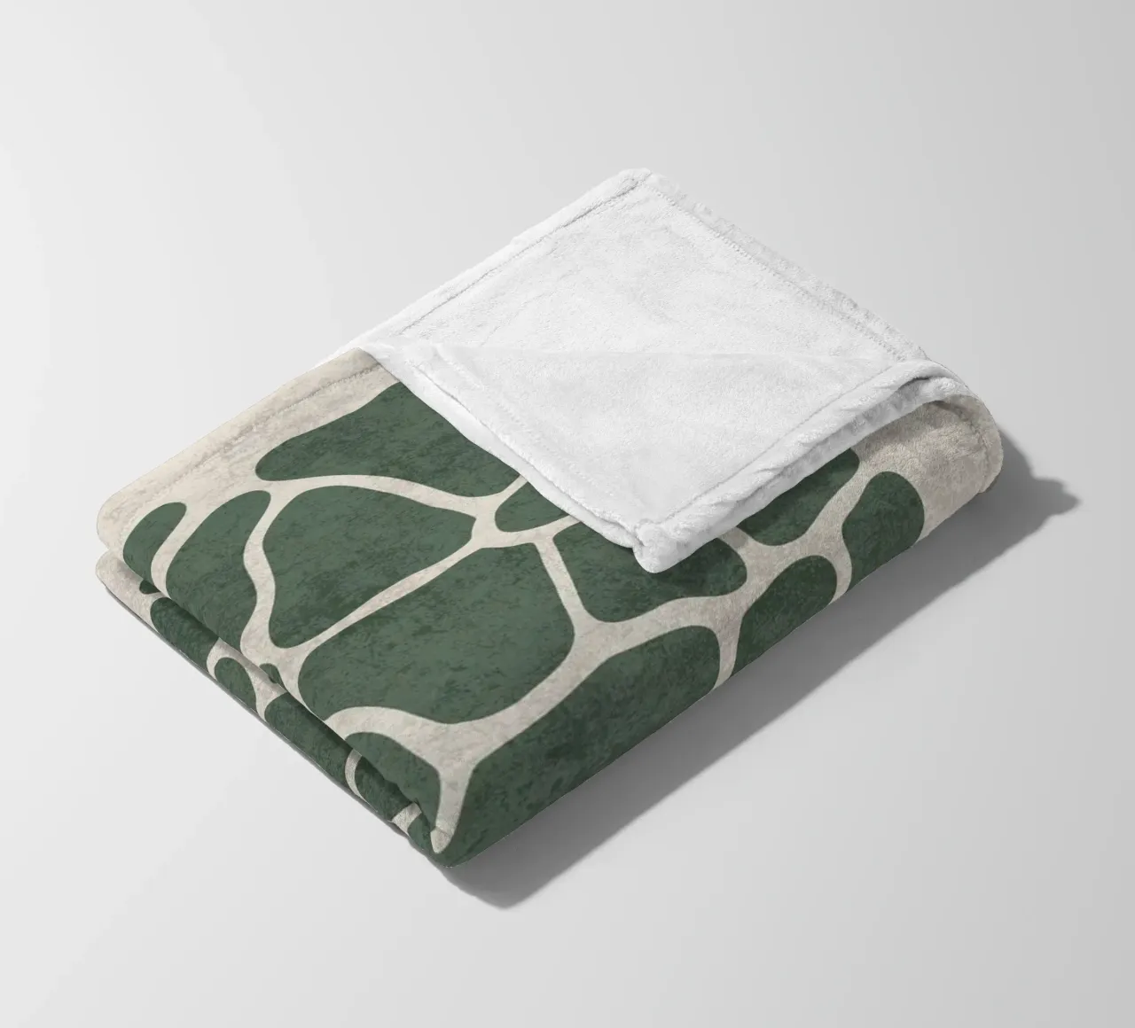 Mosaico floreale coperta in pile da DesignArt