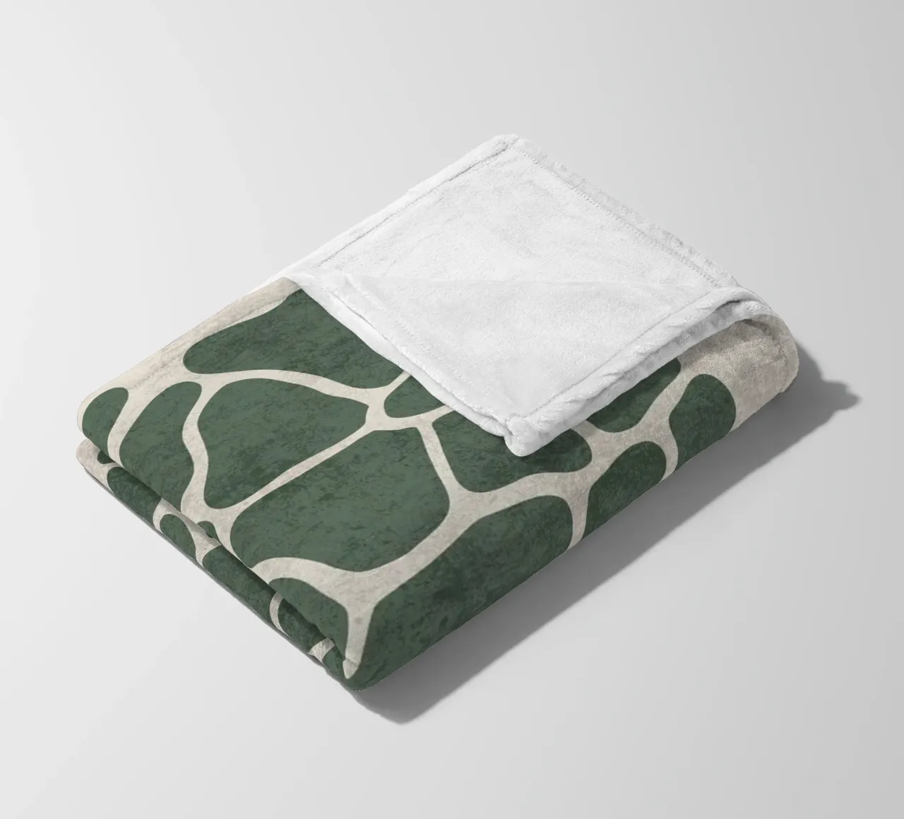 Mosaico floreale coperta in pile da DesignArt