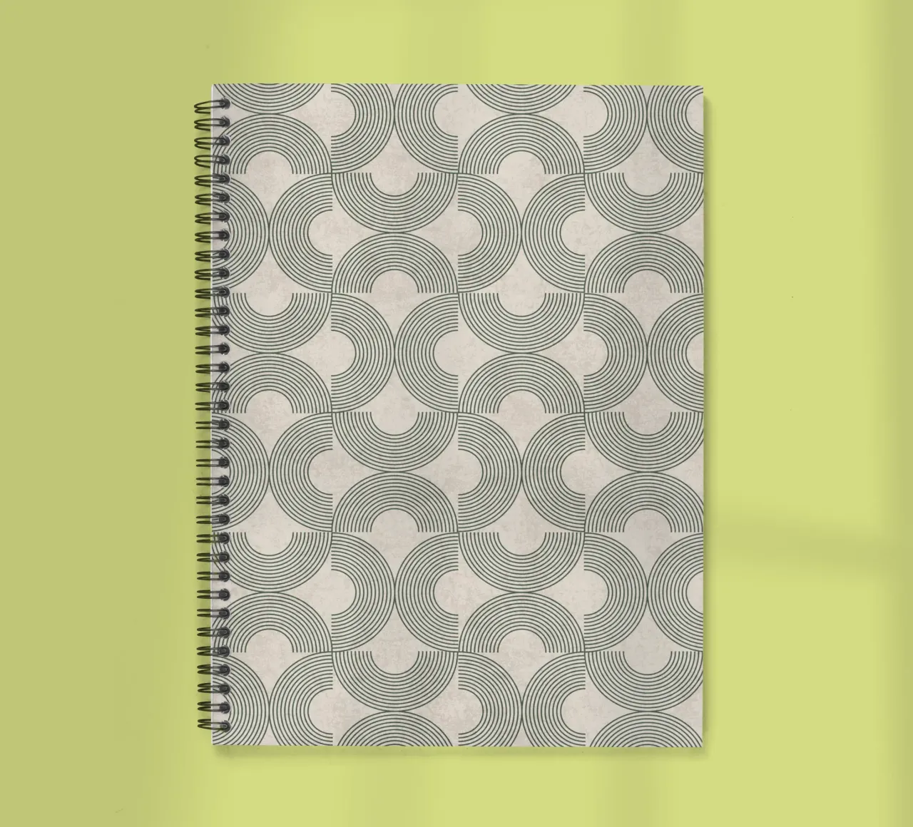 Abstract Motion spiral notebook by DesignArt