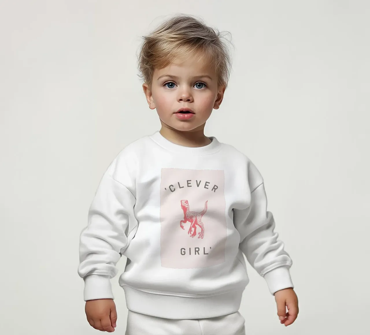 Clever Girl felpa neonato da Florent Bodart