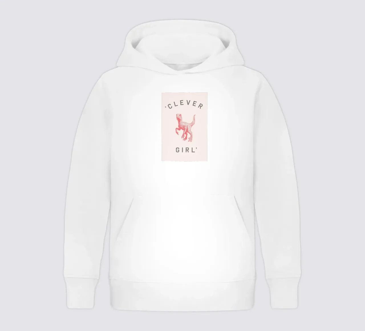 Clever Girl kids hoodie by Florent Bodart