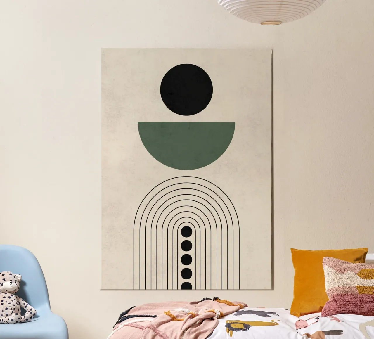 Equilibrio ad arco poster con telaio in plastica da DesignArt