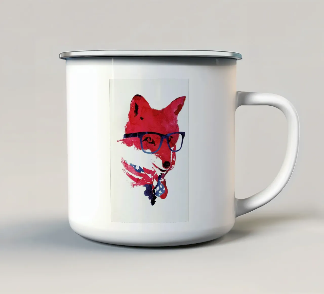American Fox tazza in smalto da Róbert Farkas