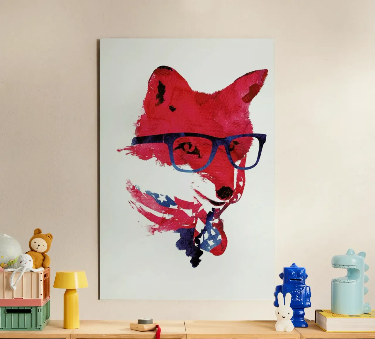 American Fox alluminio dibond da Róbert Farkas