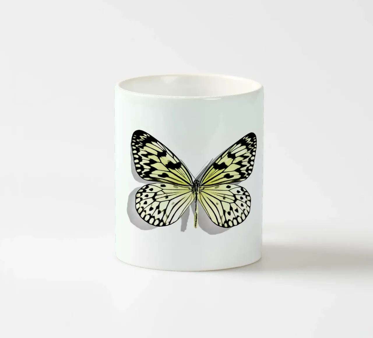 Butterflies 7 ceramic mug by Günther Egger