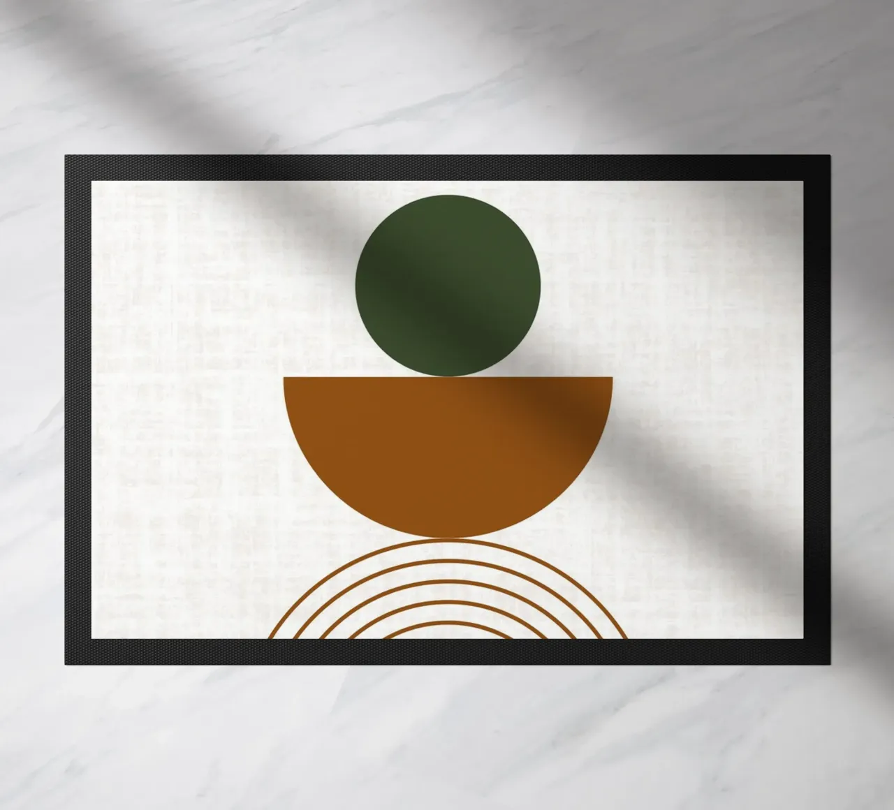 Echoënde bogen deurmat van DesignArt