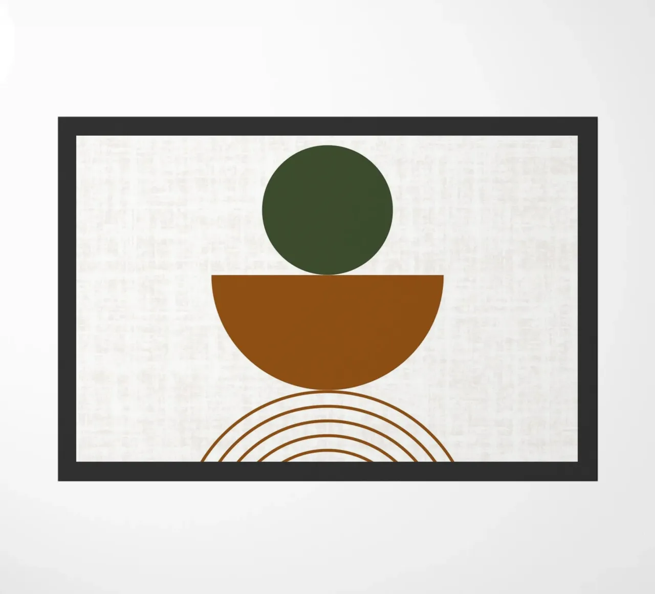 Echoënde bogen deurmat van DesignArt