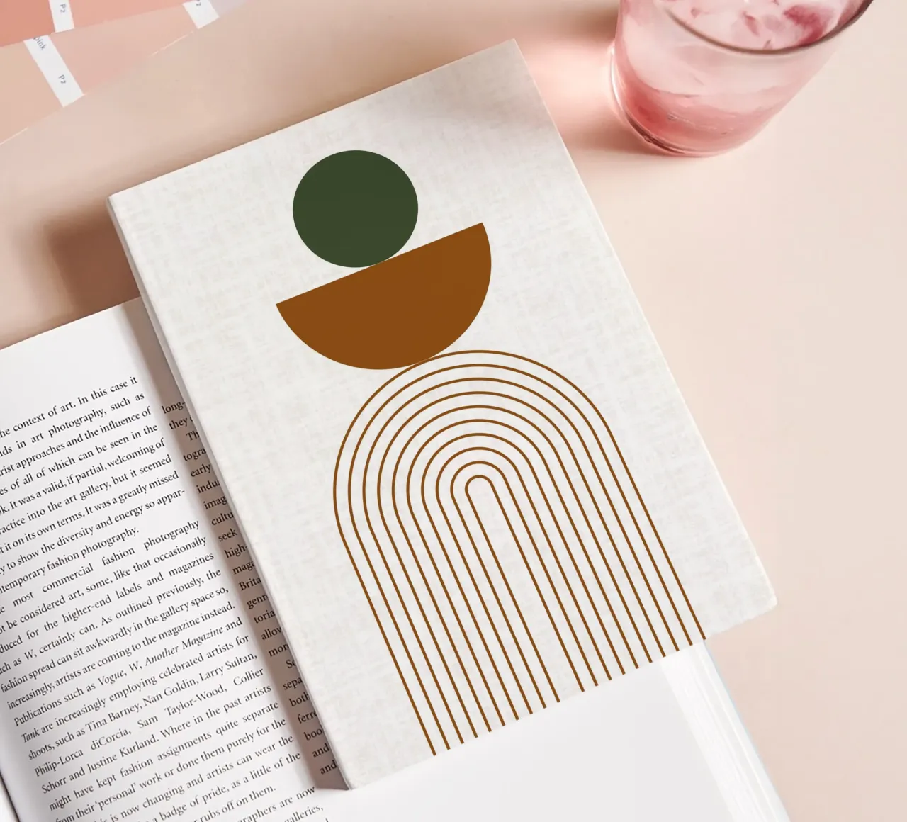 Echoing Arches notebook by DesignArt