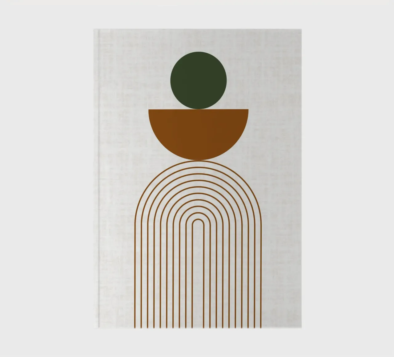 Echoing Arches notebook by DesignArt