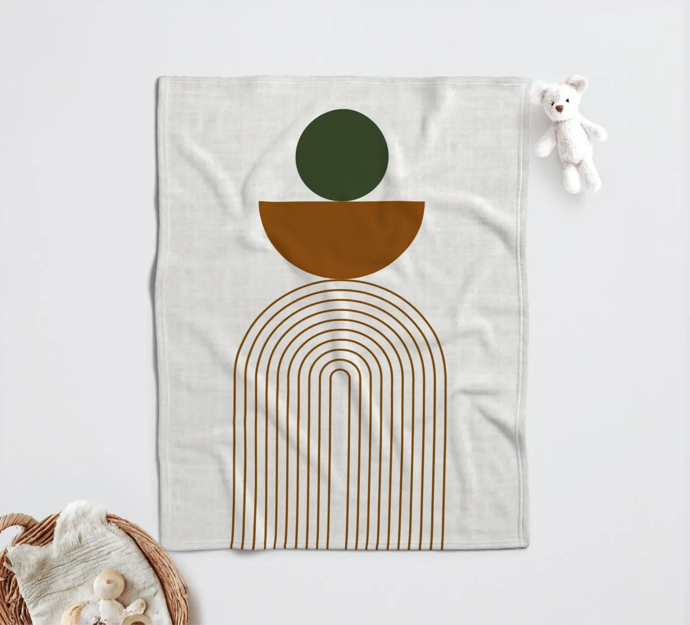 Echoing Arches fleecedeken van DesignArt