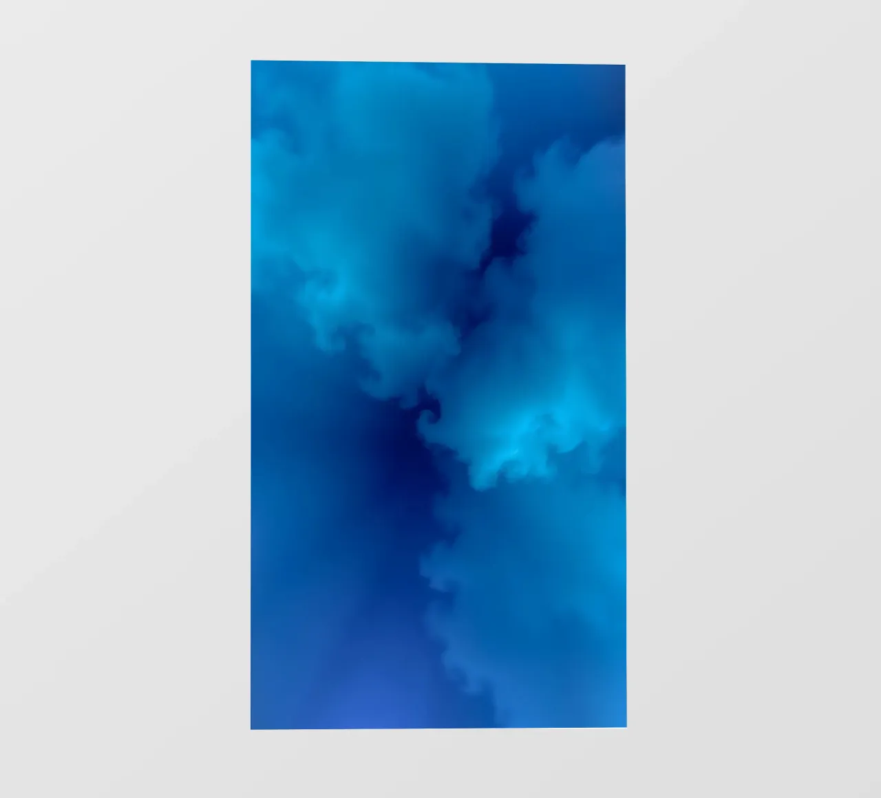 Carta da parati astratta di colore blu tenue che crea un'atmosfera serena e rilassante. pellicola backlit da DesignDoodle