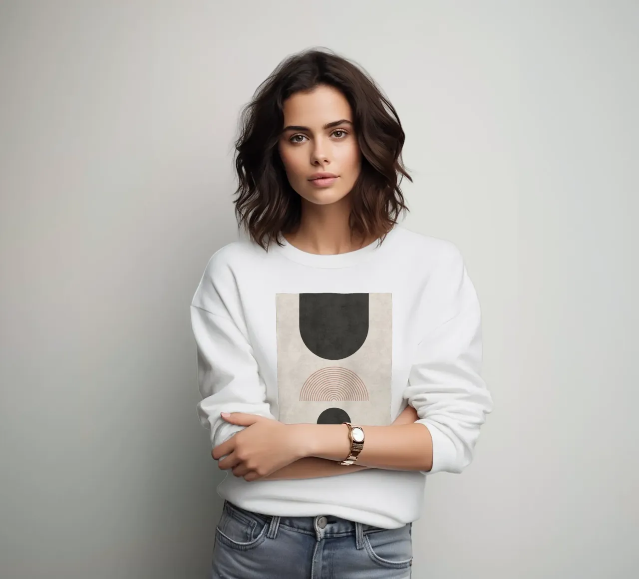 Flusso circolare felpa da DesignArt