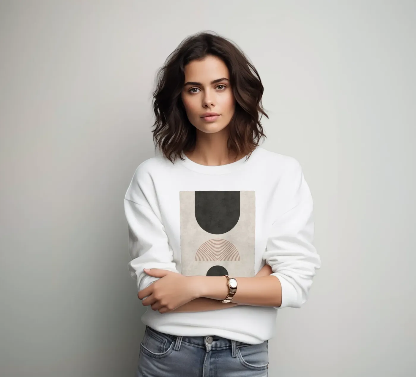 Circular Flow felpa da DesignArt