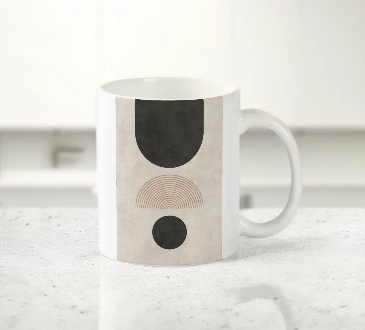 Flusso circolare tazza in ceramica da DesignArt