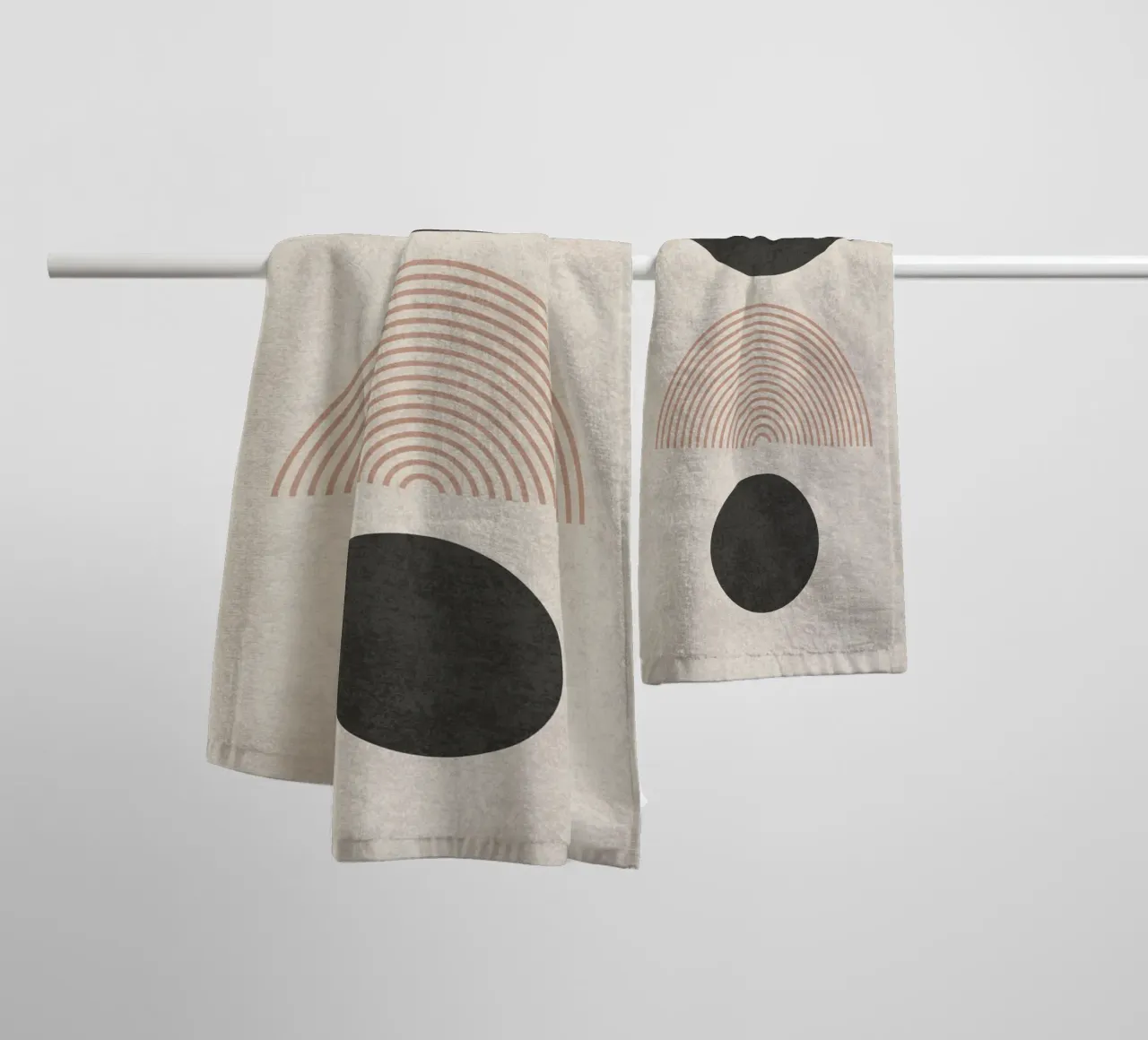 Circular Flow towel by DesignArt