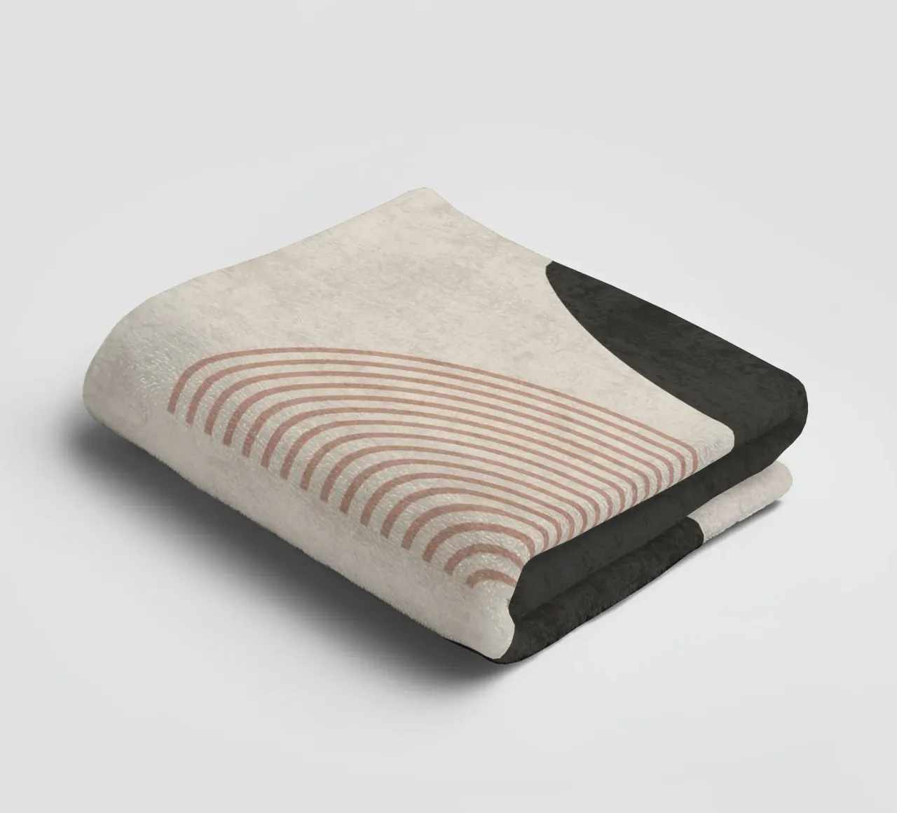 Circular Flow towel by DesignArt