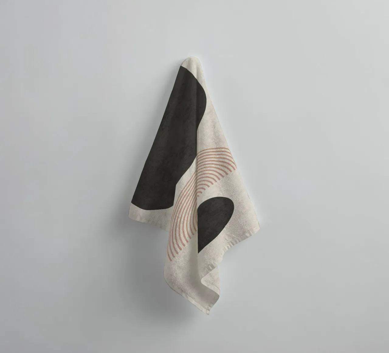 Circular Flow towel by DesignArt