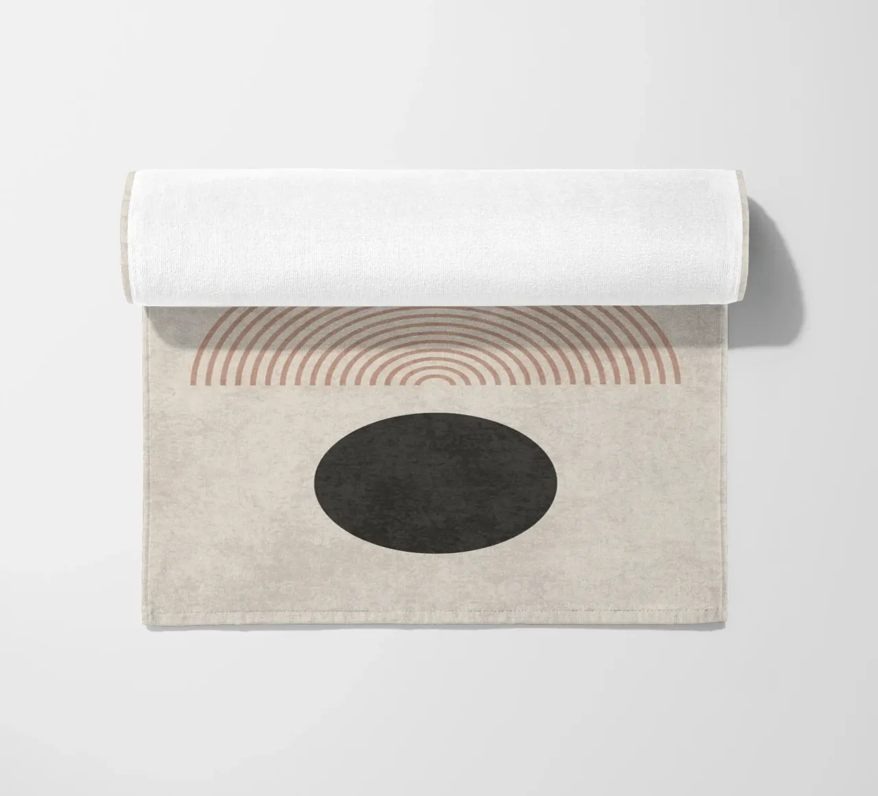 Circular Flow beach towel by DesignArt