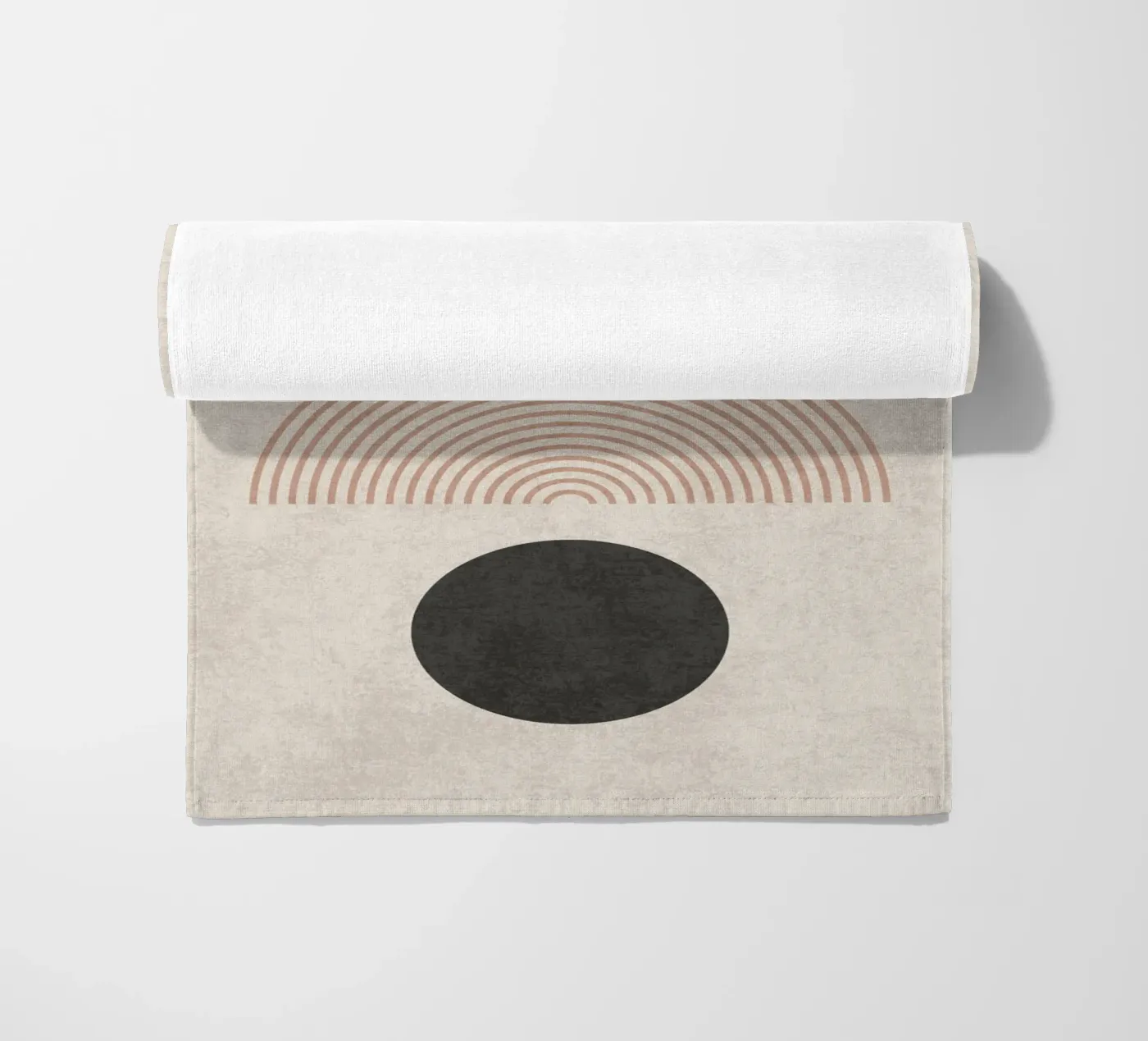 Flusso circolare telo mare da DesignArt