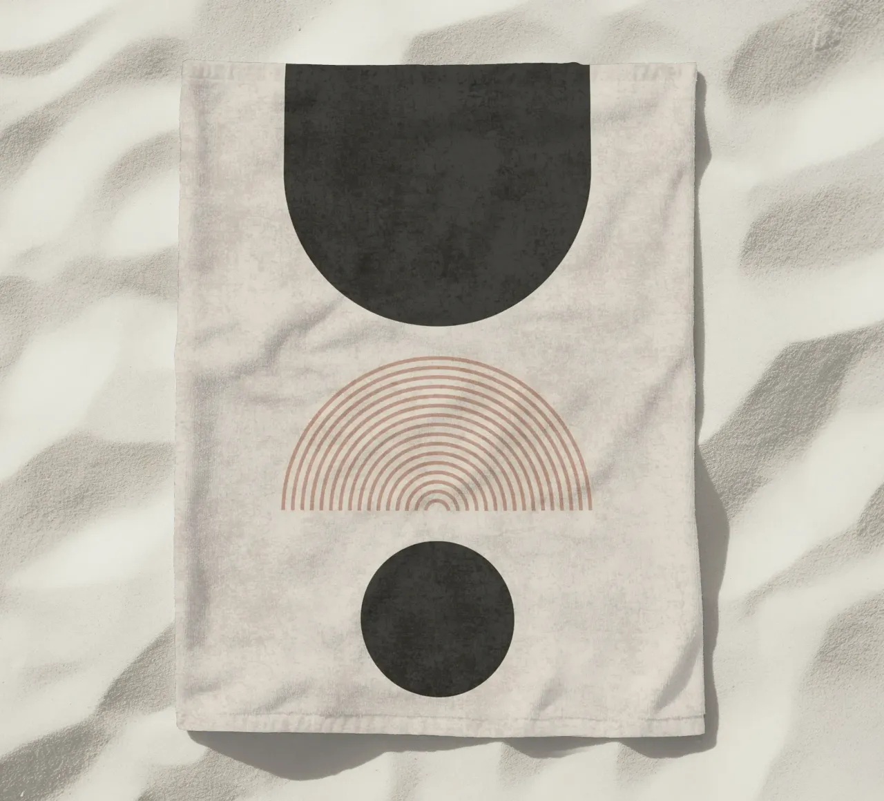 Circular Flow beach towel by DesignArt