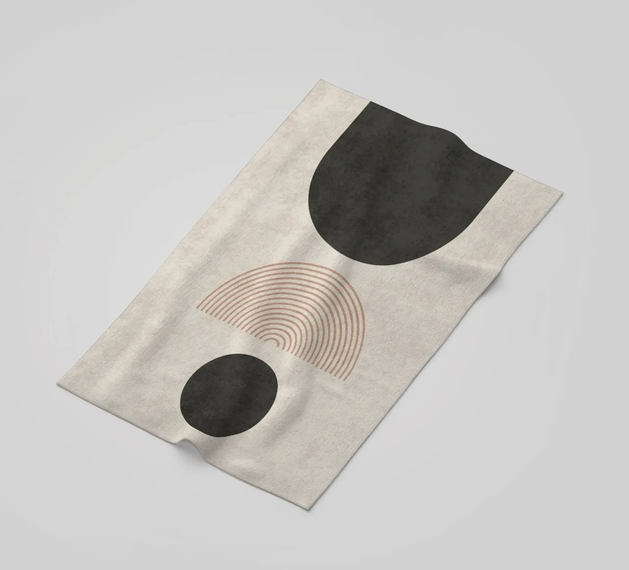 Circular Flow beach towel by DesignArt