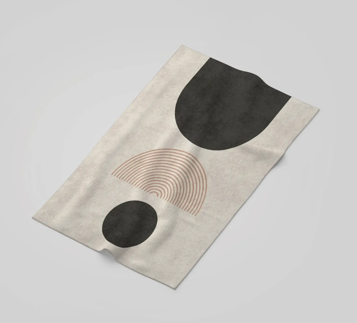 Flusso circolare telo mare da DesignArt