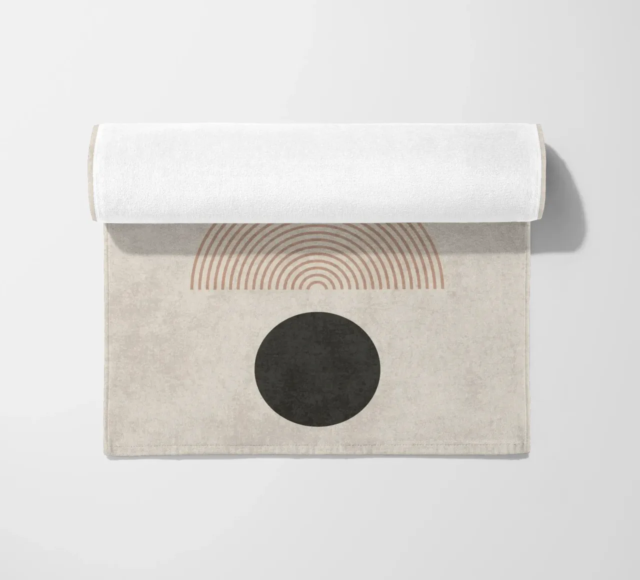 Circular Flow beach towel by DesignArt