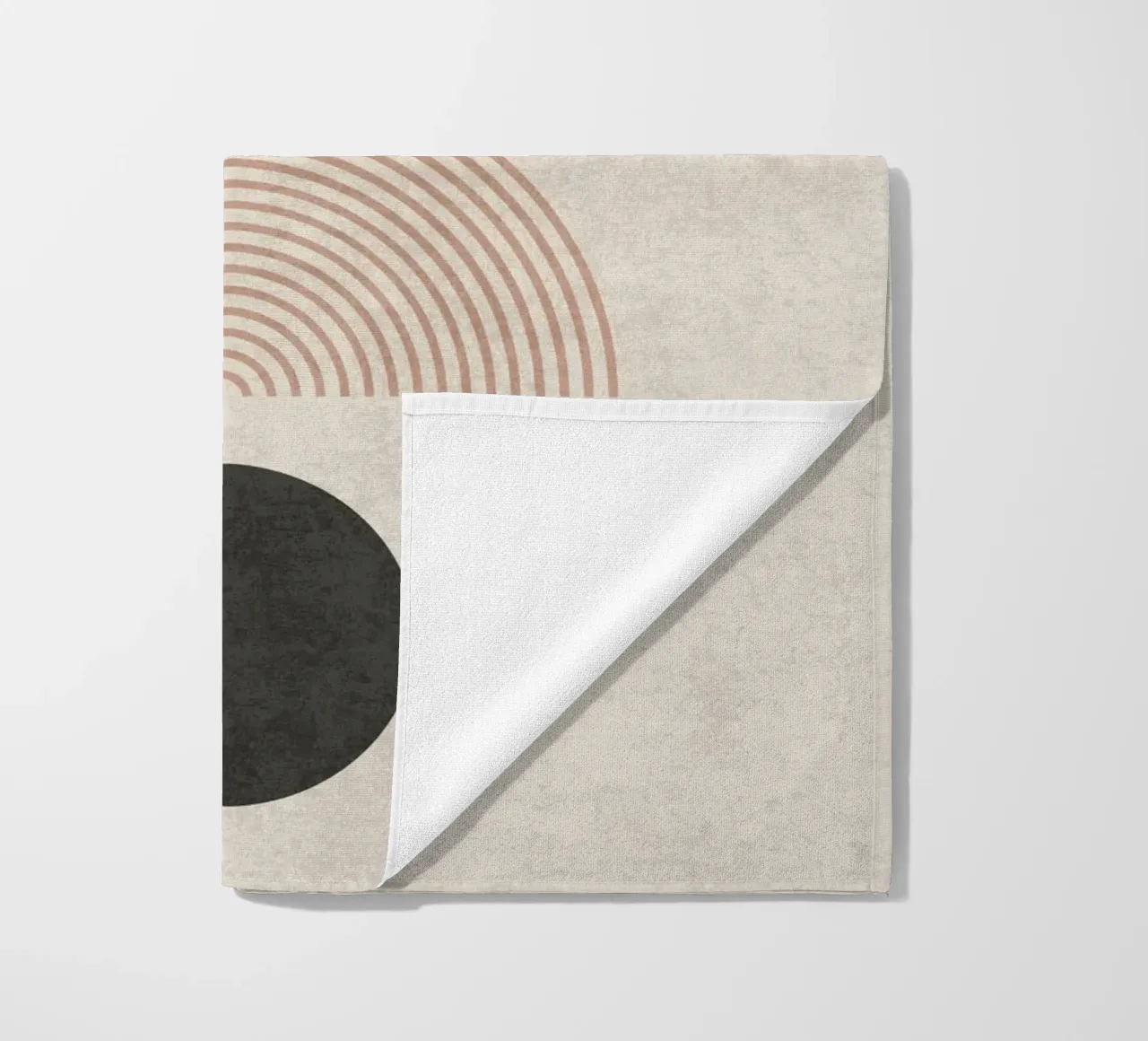 Circular Flow beach towel by DesignArt