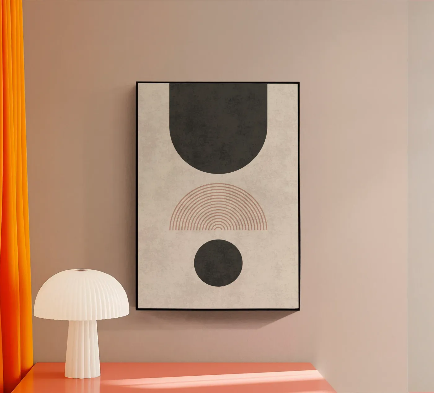 Flusso circolare plexiglass da DesignArt