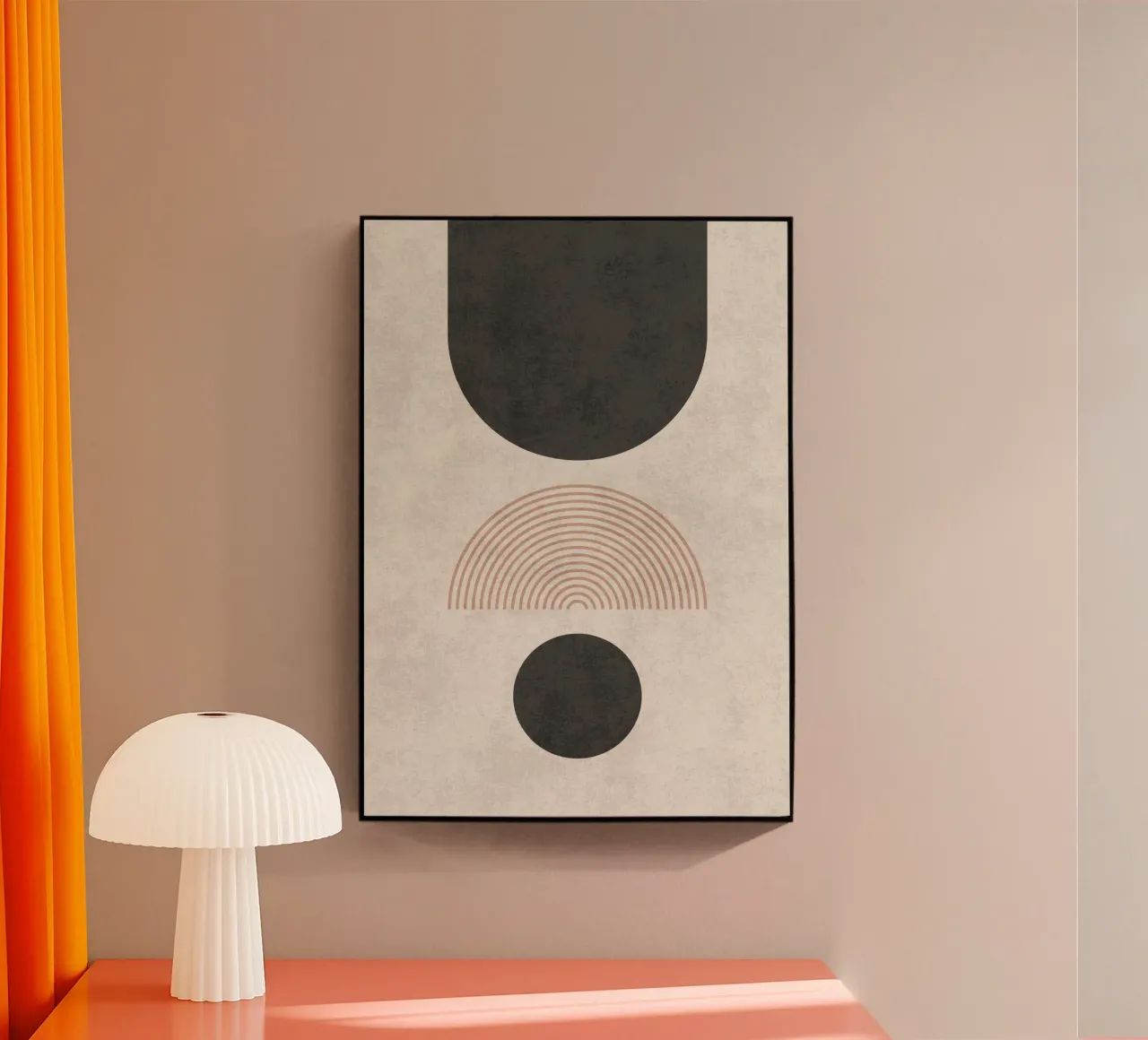 Flusso circolare plexiglass da DesignArt