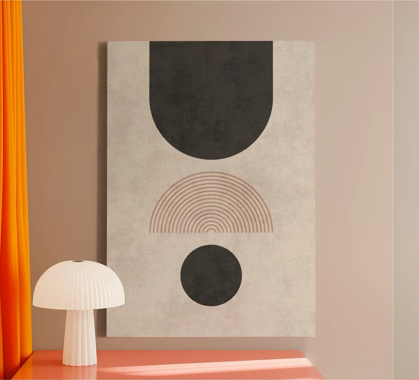 Circular Flow canvas by DesignArt