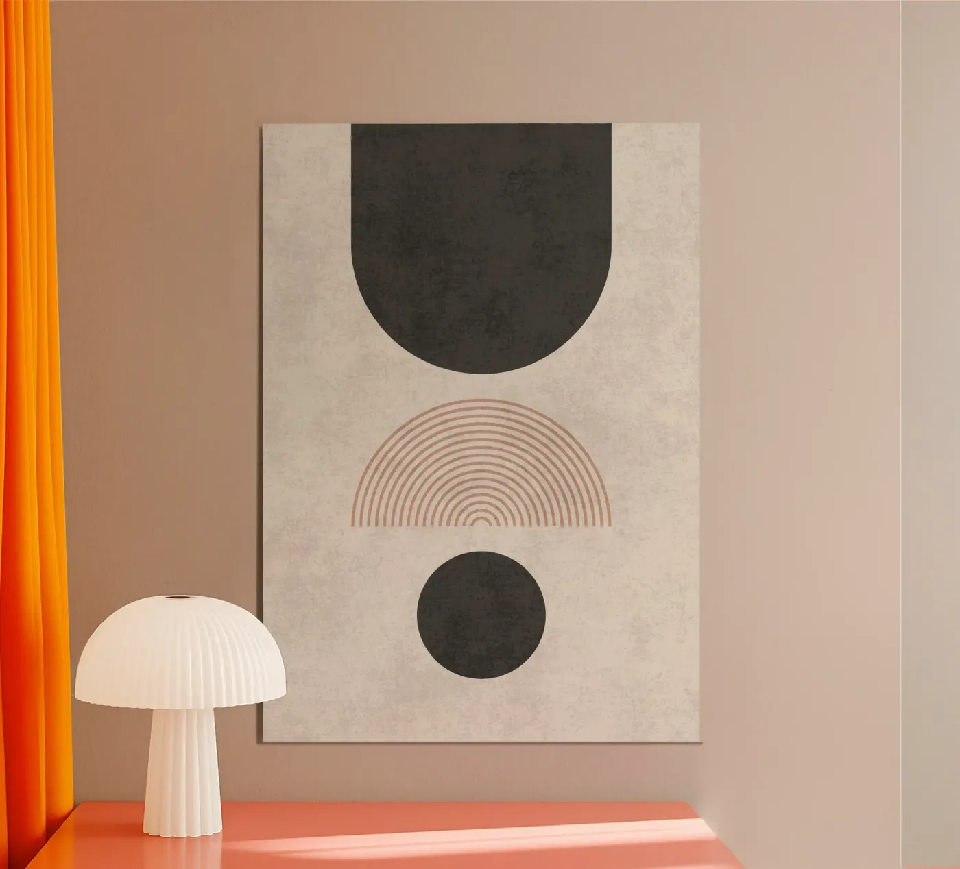 Circular Flow poster van DesignArt