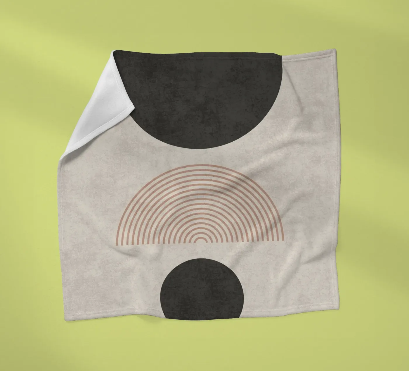 Circular Flow Fleecedecke von DesignArt