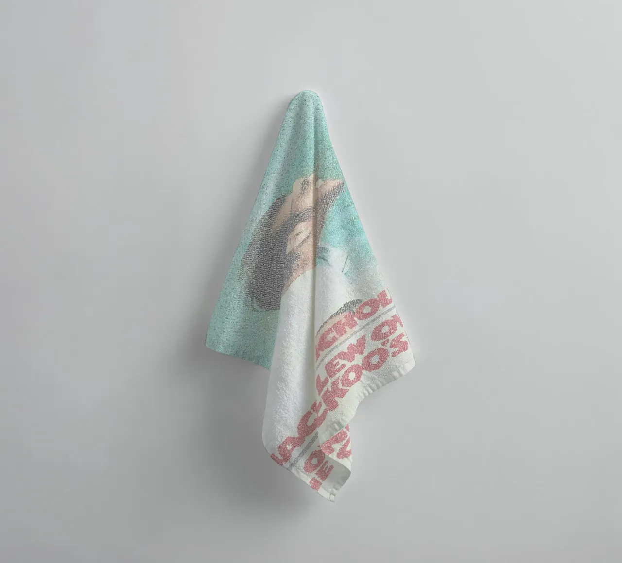 One Flew over the Cuckoos' Nest towel by Robotic Ewe