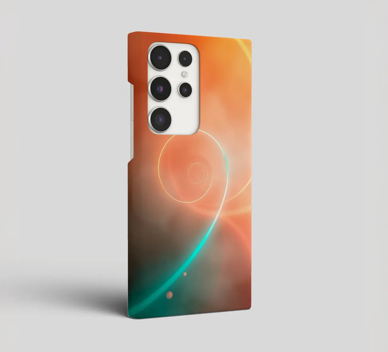 Design dinamico a spirale astratta con sfumature morbide cover samsung da DesignDoodle