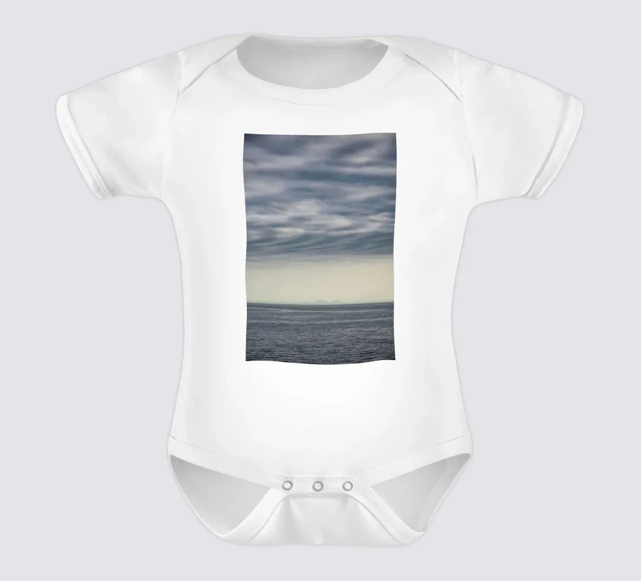 Let's Meet at the Horizon 2 body neonato maniche corte da Nur Mut